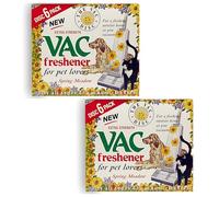 Pack of 12 Disc Vac Air Freshener Vacuum Cleaner Air Fresheners for Pet Lovers - Suitable for All Types of Vacuum Cleaners Hoover Disc Home Office Cleaning (Spring Meadow)