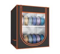 Pack of 12 Double Layer Protective Storage Box for 3D Printer Filament Waterproof Dustproof Design 12 Roll Capacity Enhanced Materials Protections Fabric Case