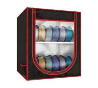 Pack of 12 Double Layer Protective Storage Box for 3D Printer Filament Waterproof Dustproof Design 12 Roll Capacity Enhanced Materials Protections Fabric Case