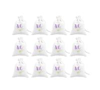 Pack of 12 Empty Lavender Bags Small Cotton Linen Cord String Bags for Filling Spices Stylish Gifts Wrap Bag Fragrance Bag Fillable