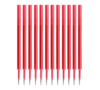 Pack of 12 Erasable Refills 0.5 mm Red for Pilot Frixion Pens, Thermosensitive Ink, Compatible with Frixion Ballpoint Pens, for Daily and Professional Writing