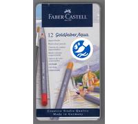 Goldfaber Aqua Watercolor Pencil Set In Metal Tin 12/Pkg-