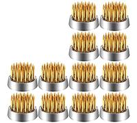 Pack of 12 Flower Frog Holders, Kenzan's Round Flower Arrangement, Mini Flower Frogs, Pins, 0.9 Flower Pin Holder