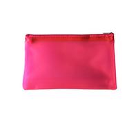 Pack of 12 Frosted Pink 8x5" Pencil Cases