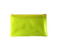 Pack of 12 Frosted Yellow 8x5" Pencil Cases