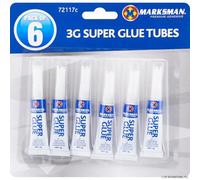 Pack Of 12 Glue 3G Plastic Glass Wood Rubber Bond