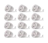 Pack of 12 GU10 LED Bulbs 6 W GU10 Socket 500-520 lm Cool White 6000 K 60° Beam Angle LED Bulbs LED Light Bulbs