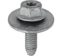 Pack of 12 H-Head Screw with Socket and Under Engine Fairing Washer for Multi-Brand Vehicles M6 x 1 mm x 20 mm