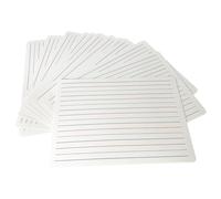 Pack of 12 Handwriting Lined A4 Drywipe Whiteboards
