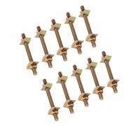 Pack of 12 Heavy Duty Countertop Joint Connectors Furniture Fastening Connectors Simple for Furniture & Butcher Block Bed Frame