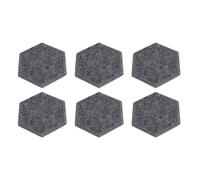 Pack of 12 Hexagon Acoustic Panels, High Density Sound Absorbing Wall Panels with Beveled, Sound Proof Panels for Studio, Home Theatre, Podcasting, 14x12x7cm (Dark Gray)