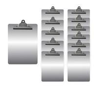 Pack of 12 Janrax A4 Aluminum, Clipboards Butterfly Clip