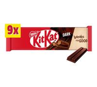 (Pack Of 12) KitKat 2 Finger Dark Chocolate Biscuit Bar 9x20.7g