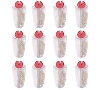 Pack of 12 Lighter Accessory Set for Zippo, Flint and Wick Set, Replacement Universal Flint for Petrol Gas Flint Lighter, for Lighters for Kerosene and Oil, for Zippo Lighter Repair