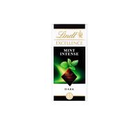 Pack of 12 Lindt Excellence Dark Mint 100g Bars - Luxurious, Thin Dark Mint Chocolate
