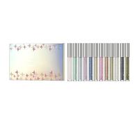 Pack of 12 Liquid Glitter Eyeshadow 24 ml Eye Make Up Gift Set Quick Drying and Coloured Astigmatism Suitable for (B One Size)