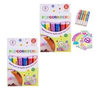 Pack of 12 Magic Popcorns Pens, DIY Bubble Popcorns Drawing Pencils 3D