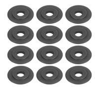 Pack of 12 Manganese Steel Replacement Cutting Wheels for Pipe Cutters, for Brass, Aluminium, Stainless Steel, Plastic Pipes, Corrugated Pipes, Versatile Replacement Blades for Pipe Cutter, 18 x 3 x 5