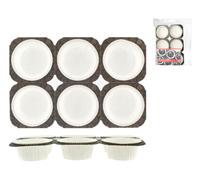Pack Of 12 Muffin Cups 5 Cm Vacuvin Tray