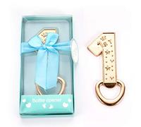 Pack of 12 My 1st Birthday Party Favor 1st Birthday Party Supplies Decoration for Boy 1 Bottle Opener First Anniversary Wedding Party Souvenir Gift Return Gift Party Favor for Guest (1st Blue, 12)