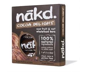 (Pack of 12) Nakd - Cocoa Delight MP 4X30 g