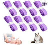 Pack of 12 Nappy Bin Refill Cassettes, 4.5 m, Tear-Resistant and Odour-Proof, Compatible with Tommee Tippee, Angelcare, LitterLocker, Sprout, Nappy Bin Refill Film for Cat Litter Disposal, Green
