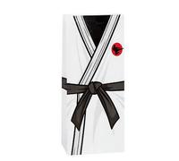 Pack of 12 - Ninja Warrior Black Belt Treat Bags - Karate Kung Fu Arts Party Cobra Kai Active