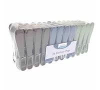 Pack of 12 Non Slip Rubber Grip Heavy Duty Spring Clothing Pegs