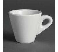 Pack of 12 Olympia Whiteware Conical Espresso Cups 60ml 2oz Porcelain