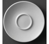 Olympia Whiteware Espresso Saucers 120mm (12 pack)