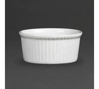 Olympia Whiteware Ramekins 85mm Porcelain Dishes Bakeware Restaurant 12pc