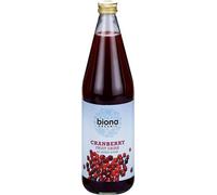 (Pack of 12) Organic Cranberry Fruit Drink - No Added Sugar | BIONA