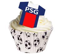 Pack of 12 - Paris Saint Germain FC Football decotaions Pre-Cut and top Quality.