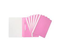 Pack of 12 Pink A4 Project Folders by Janrax