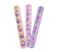 Pack Of 12 Princess Snap Bracelets- Theme Party Bag Filller Gifts