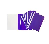 Pack of 12 Purple A4 Project Folders by Janrax
