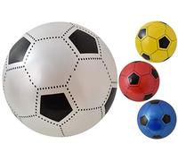 (Pack of 12) PVC 8" Plastic Soccer Inflatable Footballs for Outdoor, Indoor, Garden, Beach, School, Home, Birthdays, Parties and Park
