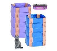 Pack of 12 Refill Bags Cat Litter Refill Film for Litter Locker Refill Cassette Refill Container for Cat Litter Refill Film Cat Bucket for Litter Locker LittyCat Refill Cassette