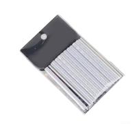 Pack of 12 Reflective Spoke Light Clips for Bicycle Wheels Increases Peripheral Detection by Drivers During Low Light Commuting (Silver)