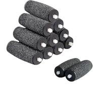 Pack of 12 Replacement Rolls, Extra Rough Pumice Stone Electric Foot Refill, Foot Rollers Compatible with Scholl Velvet Smooth, for Pedicure Electric Foot, Foot Clipper