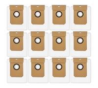 (Pack of 12) Replacement Vacuum Bags Compatible with Conga 11090, Robot Vacuum Cleaner Filter Bags, Canister Vacuum Cleaner Dust Bags