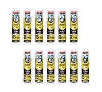 Pack of 12, Soudal Fix All Turbo Super-Fast Bonding High Tack SMX Sealant Strong Bond Adhesive Polymer Silicone