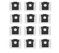 Pack of 12 Vacuum Cleaner Bags, Compatible with Dreame D20 Pro Plus Robot Vacuum Cleaner, Replacement Dust Bags, Dust Bags, Effectively Catches Fine Dust Particles