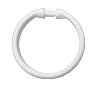 Pack of 12 White 50mm Shower Curtain Rings