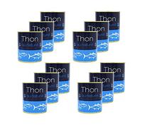 Pack of 12 Whole Natural Tuna - 800 g Box