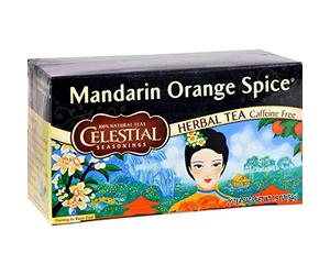 Pack of 12 x Celestial Seasonings Herbal Tea - Mandarin Orange Spice - 20 Bags