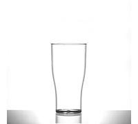 Pack of 12 x Elite Polycarbonate Plastic Reusable Tulip Shaped Half Pint Glass 10OZ - CE Marked