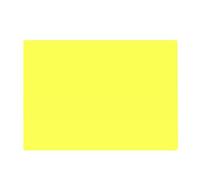 Pack of 12 Yellow Coloured A3 Whiteboards - Dry Erase Flexible Writing Board, Double Sided, 297 x 420mm