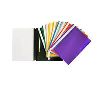 Pack of 120 Assorted Colour A4 Project Folders by Janrax