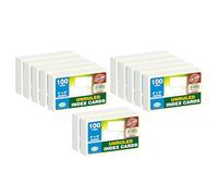 [Pack of 1200] - White Blank 4 x 6 Inch Unruled Index Cards Smooth 130 GSM Revision Flash Cards Records Cue Cards Great for Organizing Tasks & Notes in Home, Office & School.